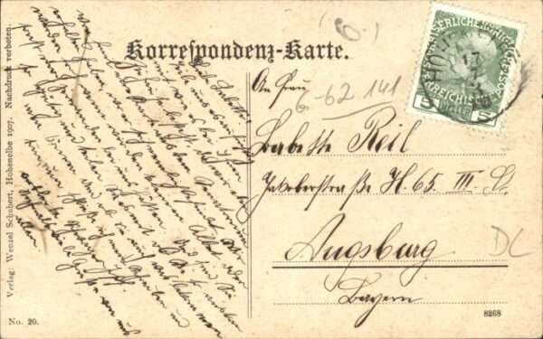 Hohenelbe CZ Hohenelbe Rathausplatz Stadtpark – Bild 2