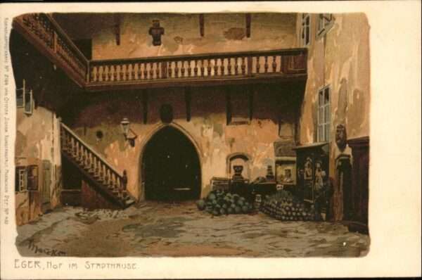 Eger Cheb Tschechien Eger Stadthaus