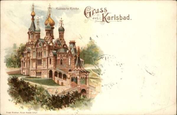 Karlsbad Eger Karlsbad_Böhmen Kirche