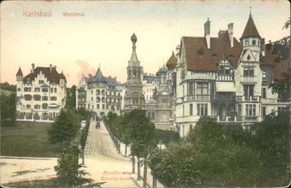 Karlsbad Eger Karlsbad_Böhmen Westend