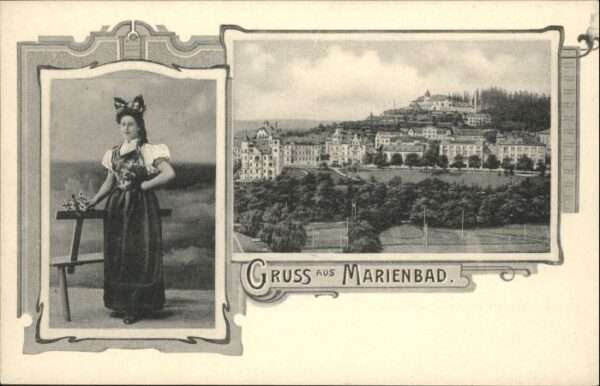 Marienbad Tschechien Boehmen Marienbad Tracht
