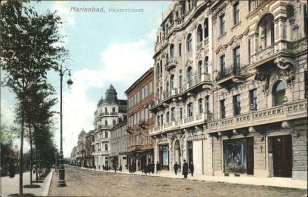 Marienbad Tschechien Boehmen Marienbad Kaiserstrasse