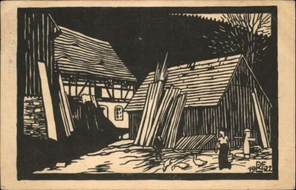 Komotau Künstler Richard Fuchs Grundmühle x