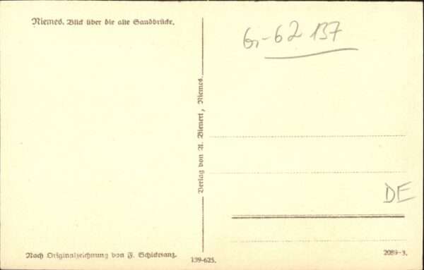 Niemes Brücke Künstler F Schicketanz * – Bild 2