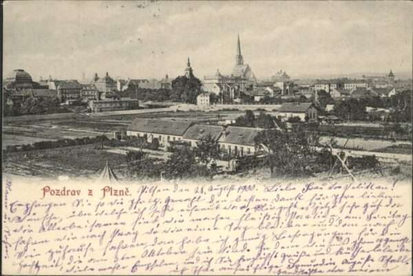 Pilsen Plzen Czechia Pilsen Pozdrav