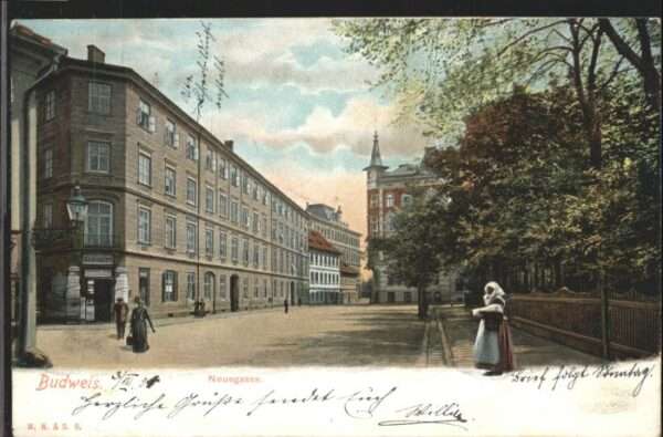 Budweis Ceske Budejowice Budweis Neuegasse