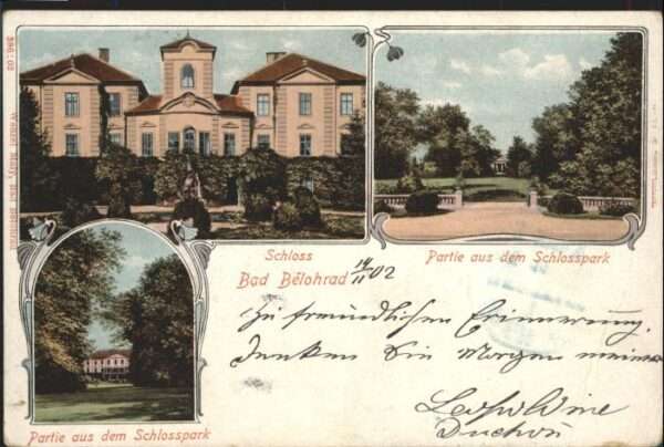 Bad Belohrad Schloss Park