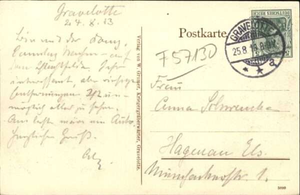 Gravelotte Moselle Dorfstrasse – Bild 2