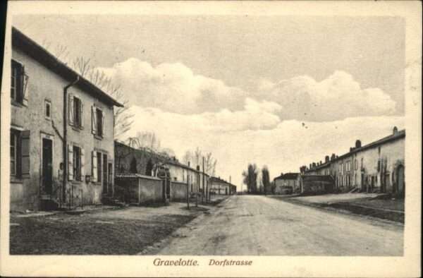 Gravelotte Moselle Dorfstrasse