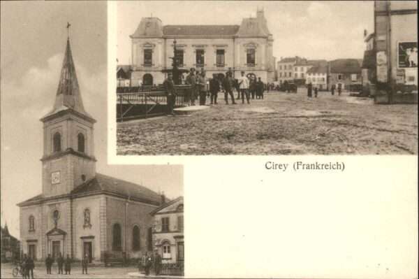 Cirey-sur-Vezouze Marktplatz Kirche