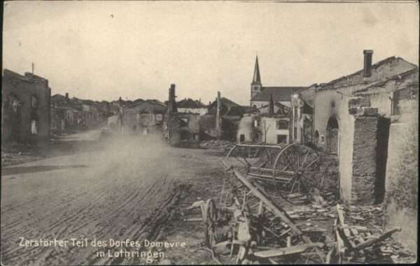Domevre-en-Haye Zerstörung Dorf