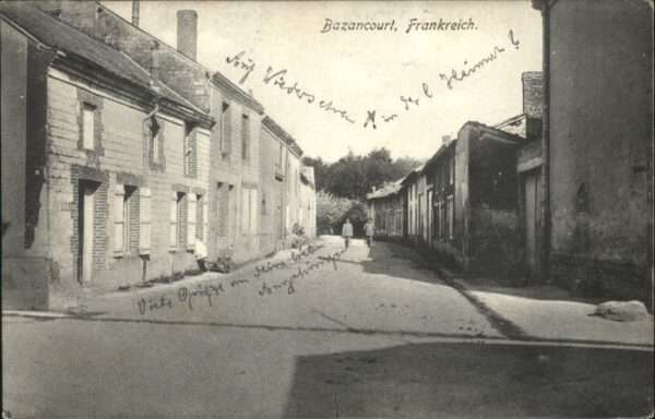 Bazancourt Marne Strassenansicht