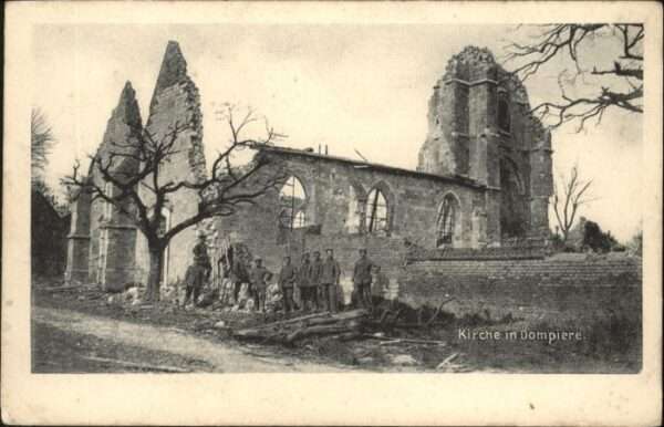 Dompierre-Becquincourt Ruine Kirche WK1