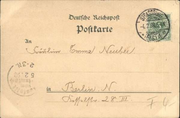 Strasbourg Alsace Strassburg Elsass Kaiser Palast Kleberp – Bild 2