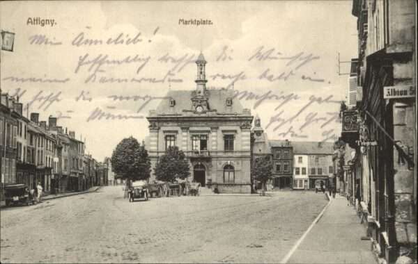 Attigny Ardennes Attigny Marktplatz
