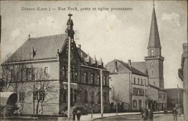 Dieuze Rue Foch Poste Protestante Kirche