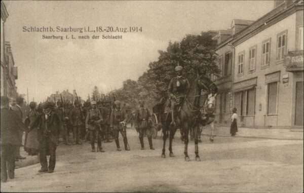 Saarburg Lothringen Schlacht Pferd
