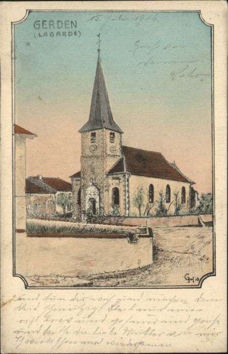 Lagarde [Handschriftlich] Gerden Kirche