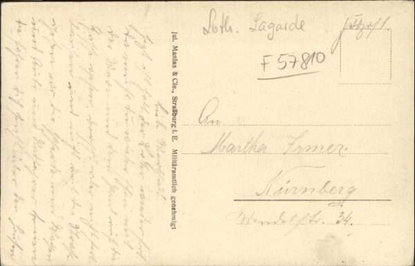 Lagarde [Handschriftlich] Gerden Kirche – Bild 2