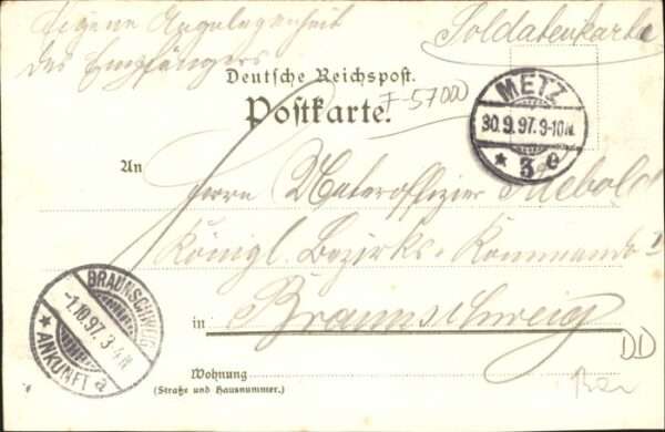 Metz  57 Moselle Metz Veste Friedrich Karl Kaiser Wilhel – Bild 2