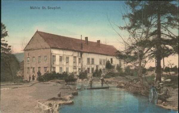 Saint-Souplet Mühle Boot