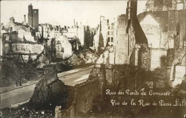 Comines 59 Nord Comines Rue Ponts Rue Paris