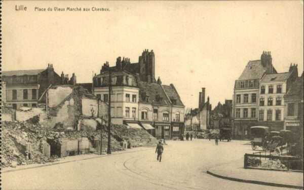 Lille Nord Lille Place Vieux Marche Chevaux