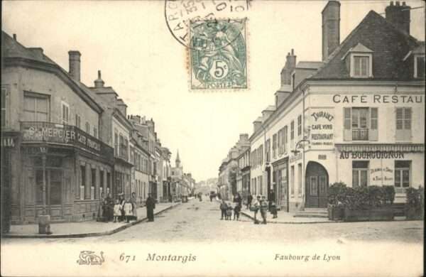 Montargis Loiret Montargis Faubourg Lyon Cafe Restaurant