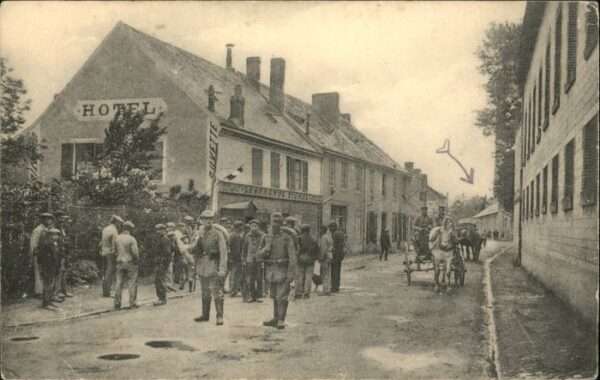 Bazancourt Marne Hotel Soldaten