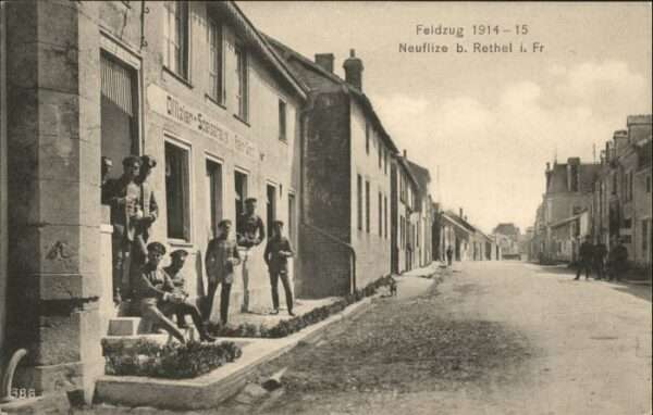 Neuflize bei Rethel Offizier Speisehaus