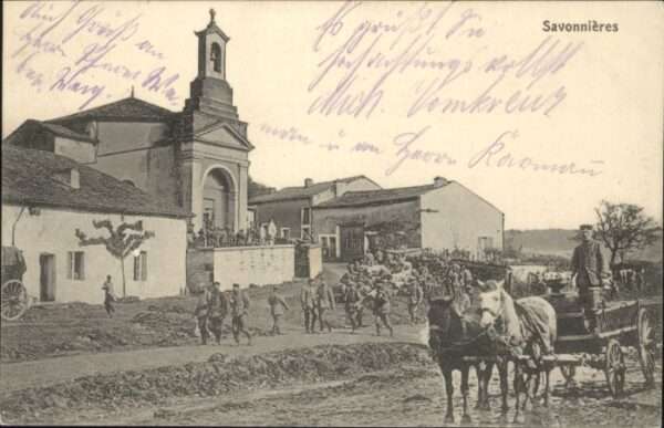 Savonnieres d Indre-et-Loire Kutsche Kirche