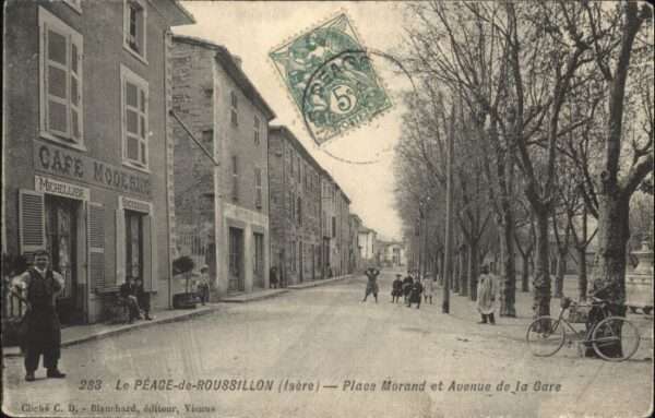 Le Peage-de-Roussillon Place Morand Avenue Gare