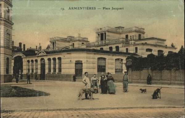 Armentieres Place Jacquart Hund