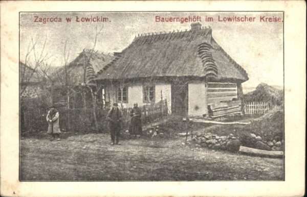 Lowitsch Bauerngehöft Zagroda Lowickim