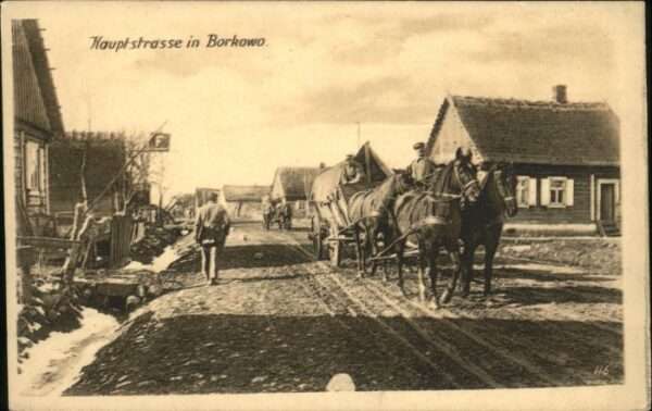Borkowo Hauptstrasse Pferd