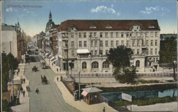 Gleiwitz Gliwice Gleiwitz Wilhelmstrasse Strassenbahn