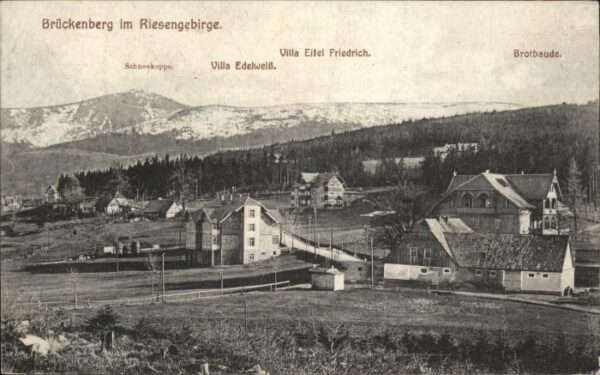 Brueckenberg Riesengebirge illa Edelweiss Villa Eitel Friedrich Br