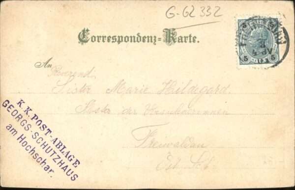 Hochschar Georgs Schutzhaus Vater Hauck Hirsch Re – Bild 2