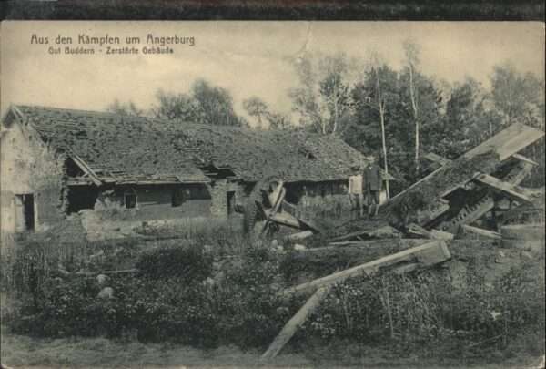 Angerburg Ostpreussen Angerburg Gut Buddern Zerstörung