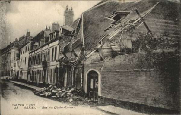 Arras Pas-de-Calais Arras Rue Quatre-Crosses Zerstörung