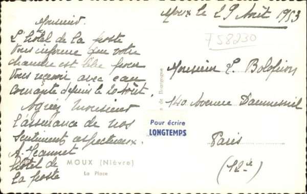 Moux-en-Morvan 58 Nievre Moux Nievre Place – Bild 2