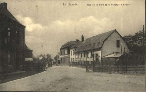 La Bassee Rue Gare Passage Niveau Bahnhof
