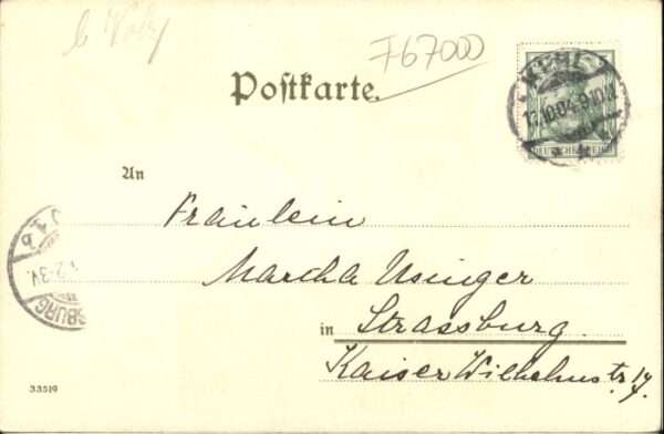 Strasbourg Alsace Strassburg_Elsass Rabenhof Künstler F. – Bild 2
