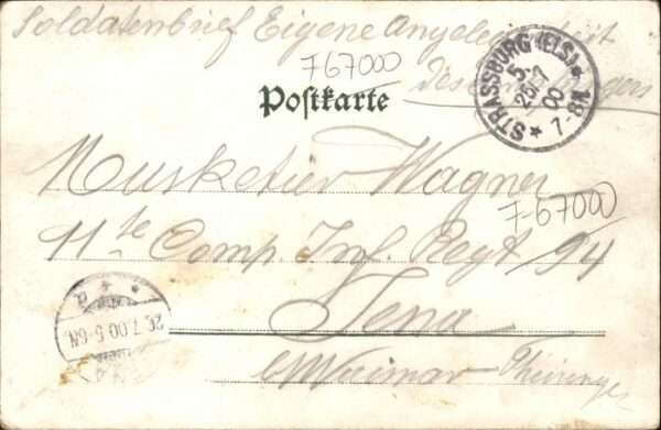 Strasbourg Alsace Strassburg_Elsass Münster  Litho – Bild 2