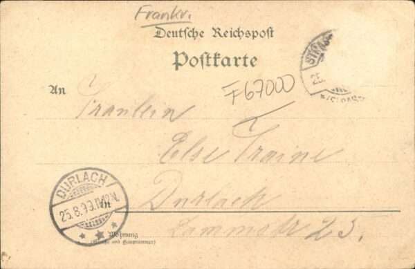 Strasbourg Alsace Strassburg_Elsass Münster Litho – Bild 2
