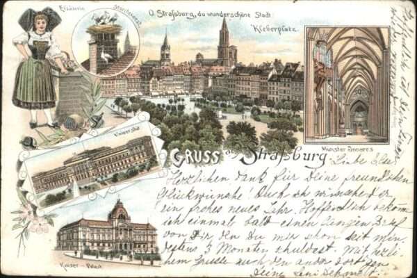 Strasbourg Alsace Strassburg_Elsass Münster Universität T