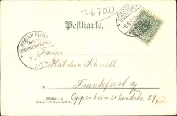 Strasbourg Alsace Strassburg_Elsass Bauernhaus Orangerie – Bild 2