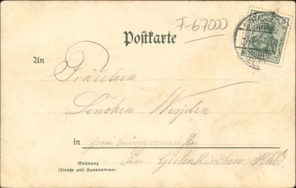 Strasbourg Alsace Strassburg_Elsass Postamt Universität B – Bild 2