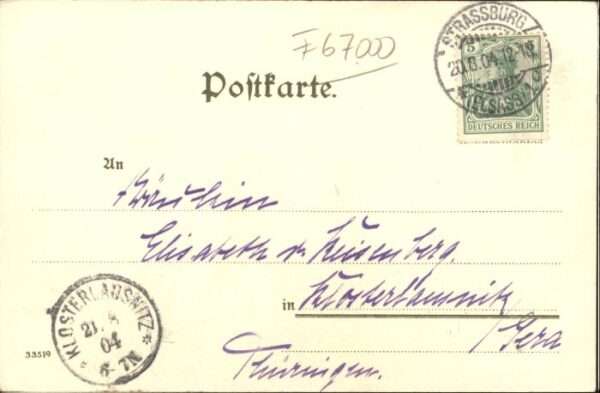 Strasbourg Alsace Strassburg_Elsass Ill Künstler F. Hoch – Bild 2