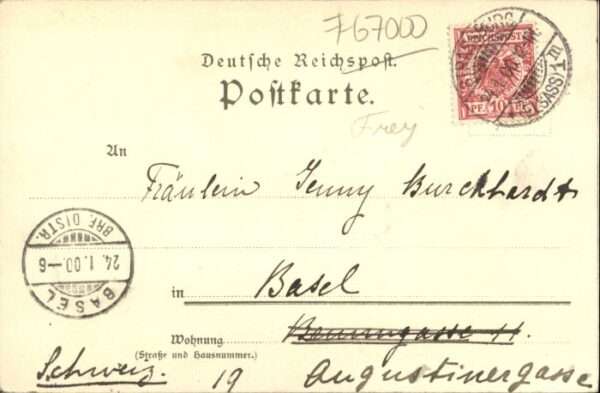 Strasbourg Alsace Strassburg_Elsass Künstler A. Erdmann P – Bild 2